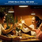 4pcs 900lm Led Light Bulbs 9w 60w 2700k Warm White Home Lamp Replacement Sansi