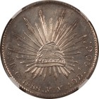 1888ca Mm Mexico 8 Reales  Km377 2 - Ngc Ms-61