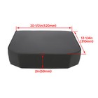 Plastic Bottom Seat Cushion For John Deere Crawler Dozer 350 450 550 Black