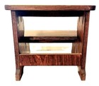 Vintage Solid Heavy Wood 2-step Stool Library Any Room