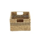 16   14   12   10 w Light Brown Seagrass Handmade Storage Basket W  Handles 4-pc