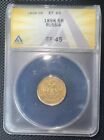 1898 Russia 5 Roubles Gold Coin - Anacs Xf45