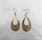 Silver Gold Metal Laser Mutli Cut Fashion Jewelry Boho Earrings