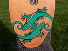 Sobe Wooden Skimboard Beach Skimming Surf Decor Decoration 39  X 19  Very Rare  
