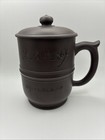 Handmadechinese Yixing Zisha Purple Clay Tea Mug W signature   Lid Gu Jing Zhou