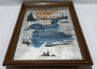 Miller High Life  the Loon  Bar Beer Mirror 1992   Six In The Wildlife Series  