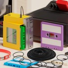 100pcs Cassette Recorder Rubber Belts     Repair Kit For Tape  Cd  Dvd  Vcr Drives