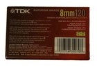 Tdk 8mm Mp Premium 120 Minutes Camcorder Video Superior Grade Cassette Tape