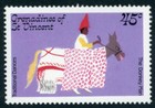 St  Vincent Grenadines Sc 510-3 Traditional Dances maypole  Bois-bois Man donkey