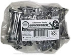 5  50 Pack Premium Hidden Rain Gutter Bracket Hook Hangers With Screw Clip Style