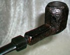 Vintage Rustic Italian Octagonal Briar Square Shank Estate Tobacco Smoking Pipe