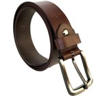 Men s Genuine Buffalo Full Grain Thick Leather Heavy Duty Belt 1 5  Width
