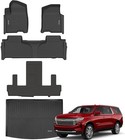 Floor Mats   Cargo Liner For 2021 Full Set Mats For 2021-2025 Suburban 7 Seats