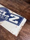 Antique Selz  Schwab   Co  Selz Shoes Tin Advertising Sign Patina Single Sided