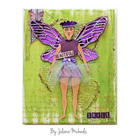 Deco Foil  5 Transfer Sheets  6  X 12   Purple