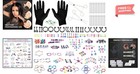 Professional 156pc Body Piercing Set - Surgical Steel Rings   Needles Included