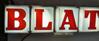 Rare Vintage 36  Blatz Beer Milwaukee s Finest Lighted Sign