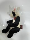 Ty Attic Treasures Easton Panda Bear Plush 1993 Vintage Jointed Red Bow Tie Nwt