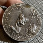 Philippines Anting Silver Medal Patriarca Senor San Jose Virtud De Commercio