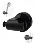 Shower Head Holder  Removable Suction Cup Shower Head Holder Wall Mount Black