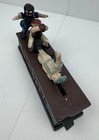 Vintage Cast  Iron Baseball Slide In Home Plate Mechanical Bank  Read Flaw