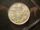 1904 Bu Au Canada Silver Twenty Five Cents Eight Pearls Nice Luster Bsx