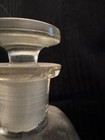 Antique Aq  Ros   Reverse Glass Label Apothecary Pharmacy Medical Bottle   Stop