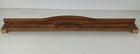 Art Nouveau  Antique Ornate Pediment Over Door Reclaimed Carved Wood Architectur