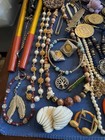 Antique Vintage Junk Drawer Jewelry Estate Sale Find Lot X-77