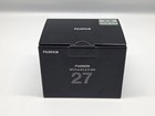 Fujifilm Fujinon Xf 27mm F 2 8 R Wr Pancake Lens Black With Box