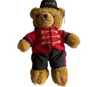 Fao Schwarz Bear Plush Soldier Christmas Stuffed Animal Approx  11 1 2    Tall