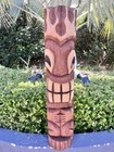 New 3    Hang Loose Flame Head Coconut Palm Tiki Bar Decor Oceanic