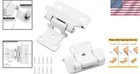 Self-closing 1 2    White Cabinet Hinges - 25 Pairs For Seamless Kitchen Updates