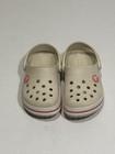 Crocs Crocband Unisex Kids Clog Sandal Beige red Adjustable Strap Us 8