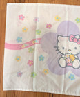 Hello Kitty Pillowcase Vintage Rare 1999 Double Sided Standard Sanrio Flowers
