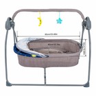 Electric Baby Cradle Crib Infant Auto-swing Bed Rocker Bluetooth Remote Control