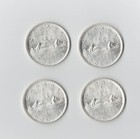 Lot Of 4 Coins 1965 Canadian Dollars Silver World Coins