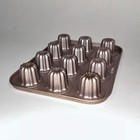 Mini Canele 12-cup Mold Cake Pan Non-stick Bakeware