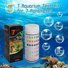 7 In 1 Ph Test Fish Tank Water Tropical Aquarium Pond Water Test Strips 50 100x