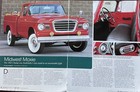 1961 Studebaker Champ Pickup 4 Pg Color Article
