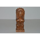Vintage Wooden Tiki Statue  Long Life Tiki Souvenir  Carved Tiki Idol Statuette