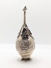 Vintage Egyptian 900 Silver Rose Water Bottle Dispenser