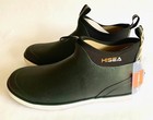 New Hisea Mens Rain Deck Boots Black Waterproof Ankle Neoprene Rubber Size 13