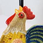 Vtg Wall Hanging Ceramic Rooster Chicken - Farmhouse Decor - 1960s - 7 5   x6   