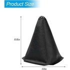 Shift Boot Cover  Pu Leather Manual Automatic Vehicle Shifter Lever Knob Dust Pr