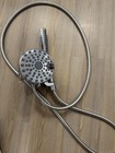 12-spray 5 In  High Pressuredual Shower Head And Handheld Shower Head In Chrome