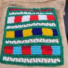 Native American Indian Worn Leather Beaded Gauntlet Gloves