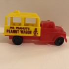Rare Vintage Mr Peanut   s Peanut Wagon Plastic Toy Truck Planters Pyro Nice 