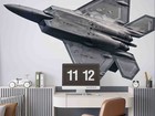 3d F-22 Raptor Aircraft Wallpaper Wall Mural Peel And Stick Wallpaper 168