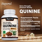Quinine Capsules 500mg - Support Leg Cramps  Stomach Health   Immune System